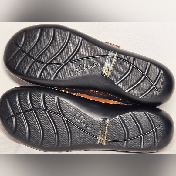 Clarks Women's Brown Leather Bendables Ashley Spin, Sz 9N - Picture 8 of 8